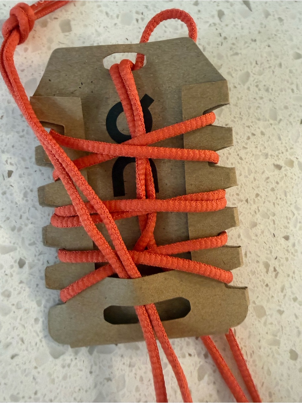 On Cloud Bright Orange Shoe Laces Accessory